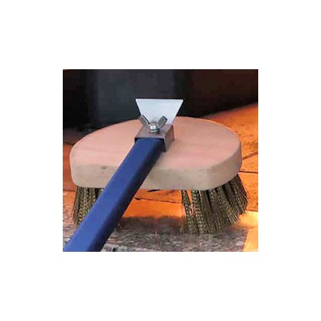 SPAZZOLA OTTONE MEZZALUNA RICAMBIO 17x15